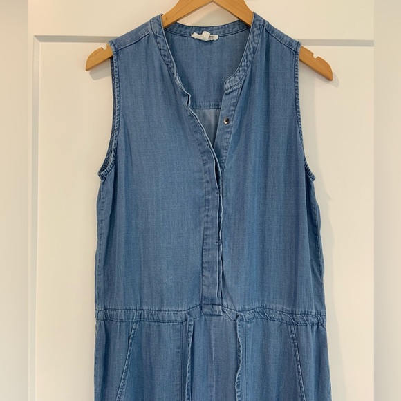 Splendid Brook Chambray Jumpsuit in Medium Indigo - Picture 5 of 9
